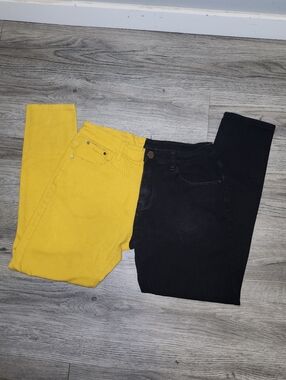 Black And Yellow Denim Jeans | 2026 Senior | 30